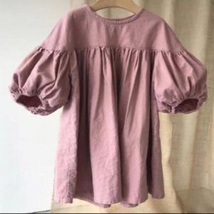 Balloon sleeve dress